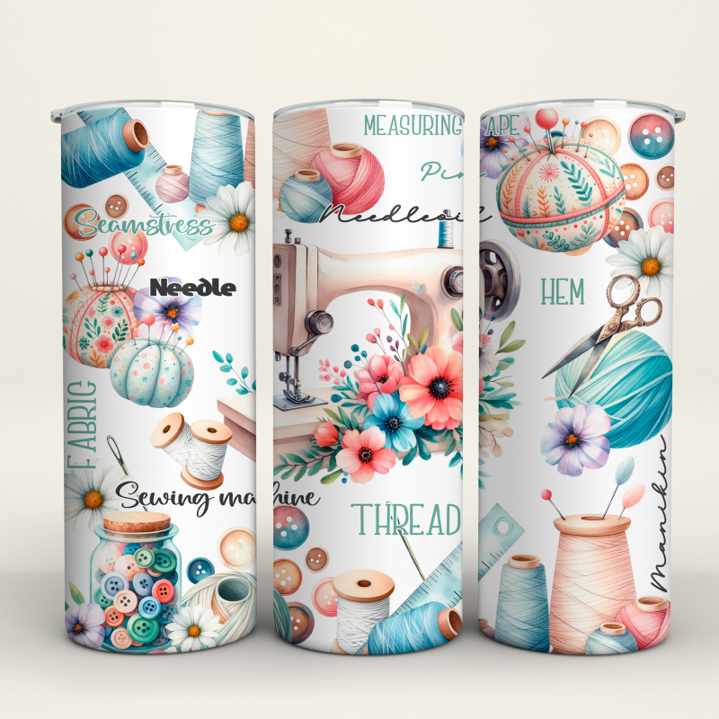 Sewing Machine - 20 Oz Tumbler Wrap