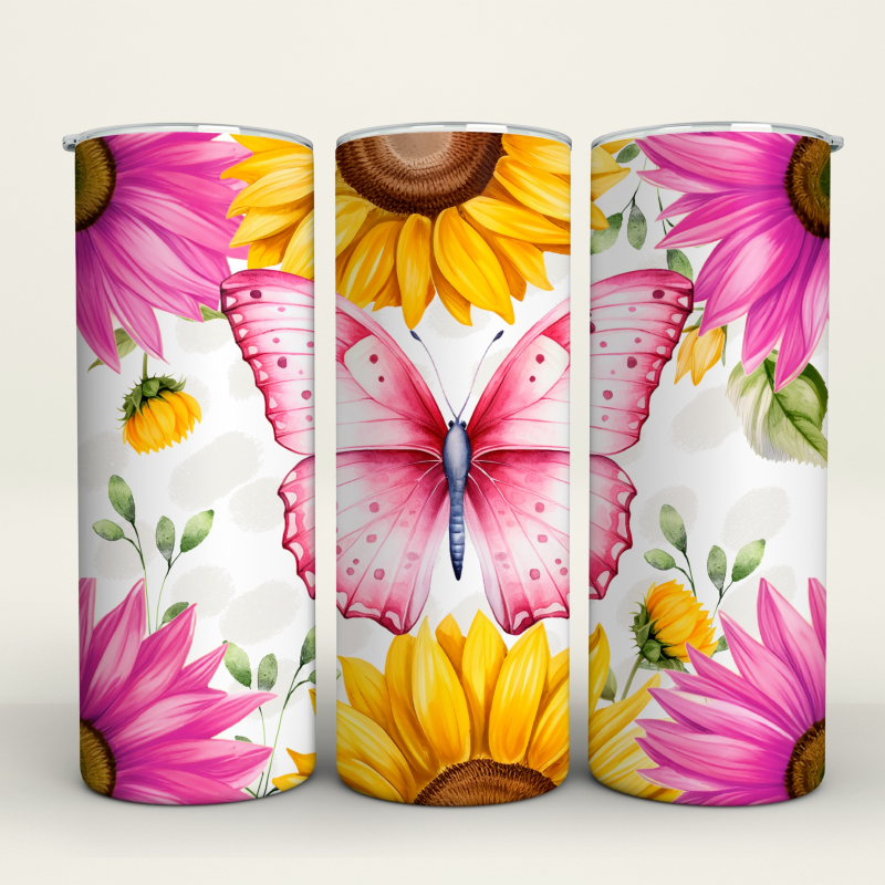 Butterfly - 20 Oz Tumbler Wrap