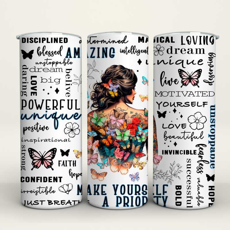 Make Yourself A Priority - 20 Oz Tumbler Wrap