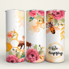 Be Happy - 20 Oz Tumbler Wrap