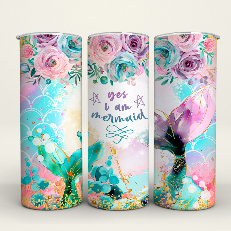 Mermaid - 20 Oz Tumbler Wrap