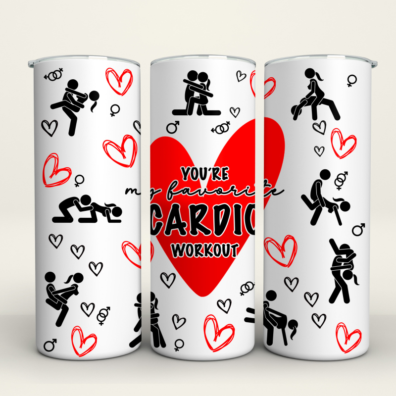 My Favourite Cardio Workout - 20 Oz Tumbler Wrap