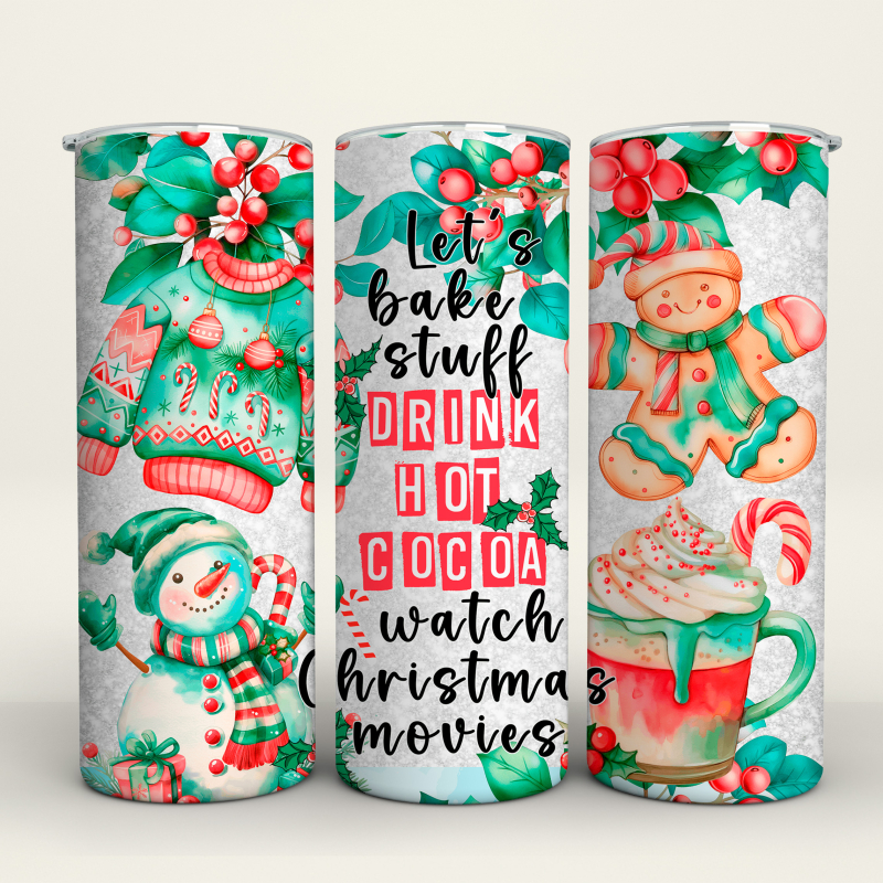 Drink Hot Cocoa - 20 Oz Tumbler Wrap