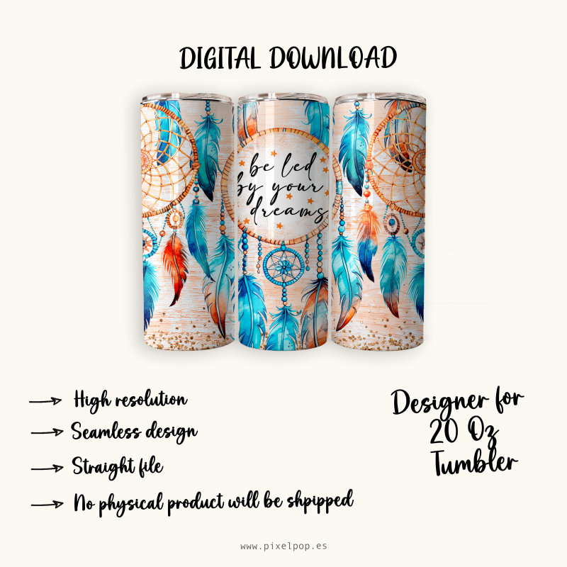 Dream Catcher - 20 Oz Tumbler Wrap