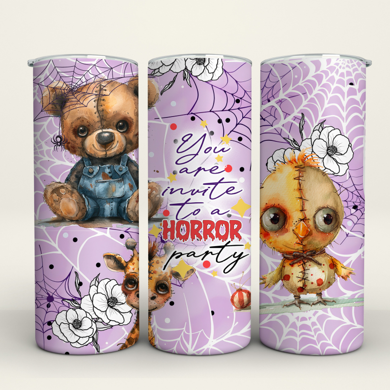 Horror Party  - 20 Oz Tumbler Wrap