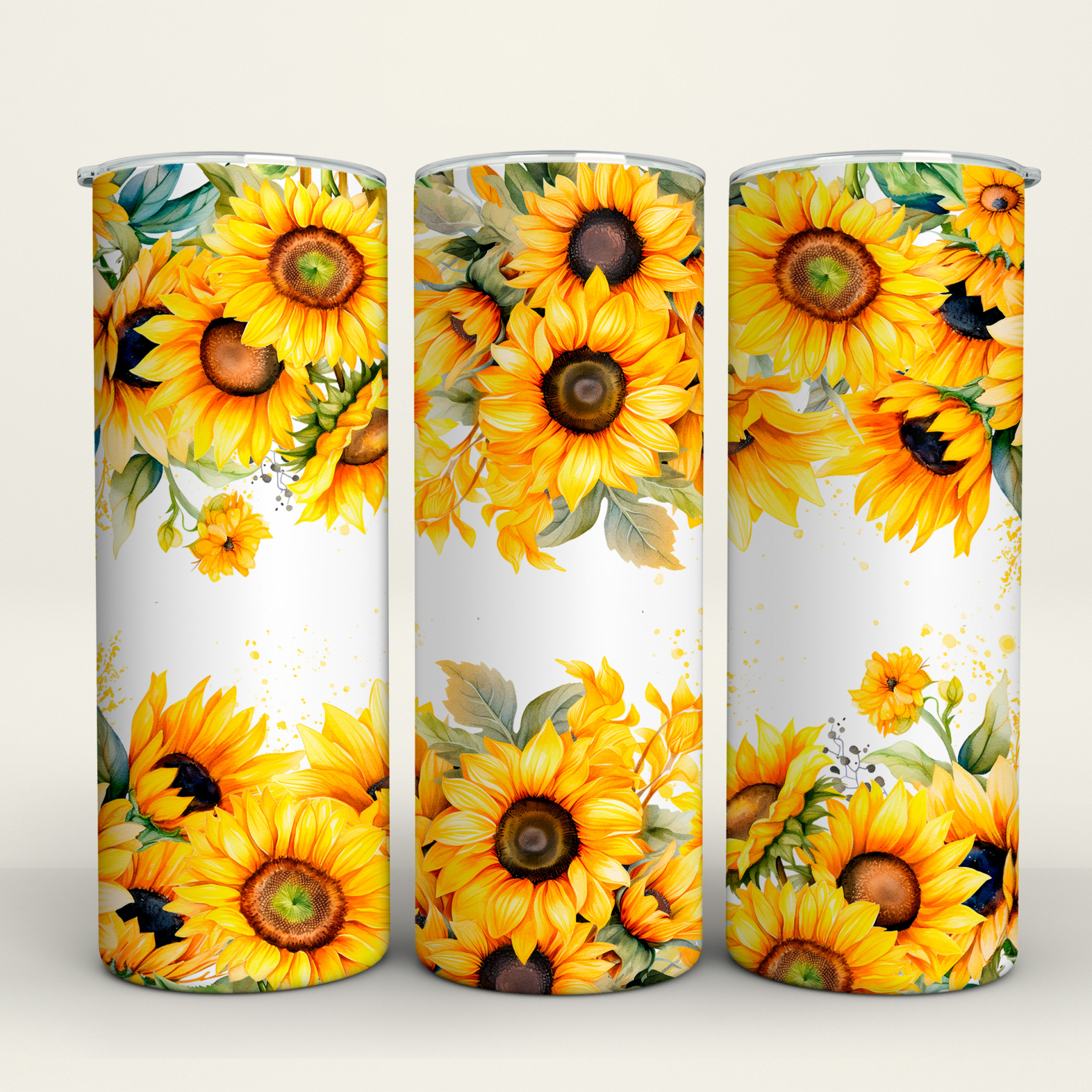 Sunflowers - 20 Oz Tumbler Wrap