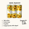 Sunflowers - 20 Oz Tumbler Wrap