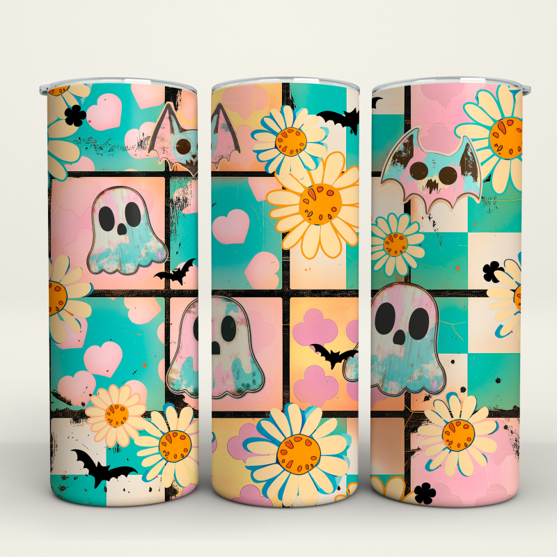 Spooky Retro - 20 Oz Tumbler Wrap