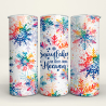 Snowflakes are Kisses from Heaven Multicolor - 20 Oz Tumbler Wrap