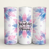 Snowflakes Are Kisses From Heaven - 20 Oz Tumbler Wrap