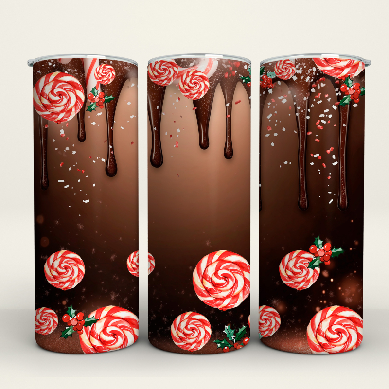 Chocolat Christmas - 20 Oz Tumbler Wrap